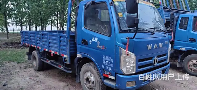 信阳17年奥驰D2平板货车，4.2米蓝牌 - 图片 2
