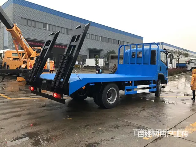 进山王大运5米板长185马力挖机拖车 15吨好拐弯 - 图片 12