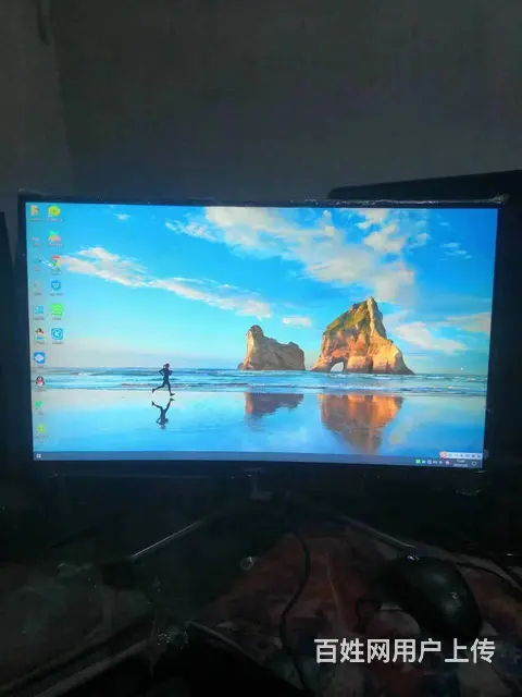 24寸大屏曲面超薄无边框120HZ电脑液晶显示器 - 图片 8