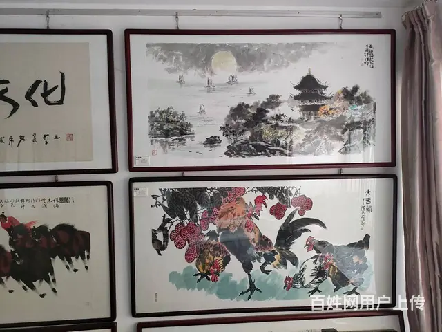恒大雅苑字画装裱实木画框配画框裱字画 价格实惠 - 图片 6