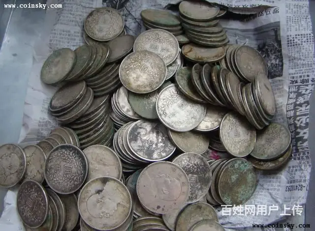 信阳高价上门回收老银元,袁大头,小头,船洋，龙洋 - 图片