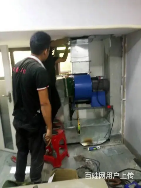 金湾饭店排烟设备烧烤油烟机净化器安装风机维修改造 - 图片 2