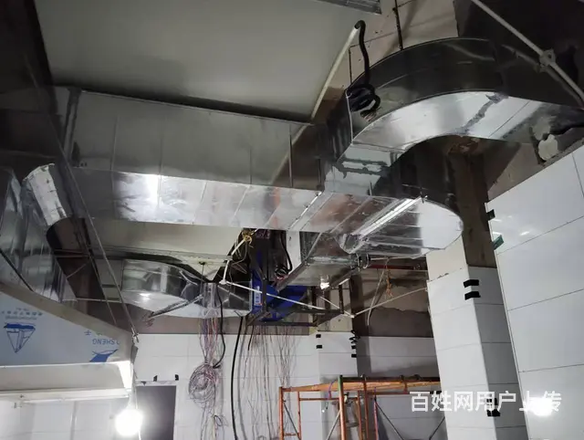 荔湾区油烟风管制作设计厨房新风系统油烟净化器安装 - 图片