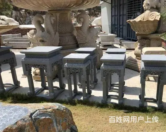 福建石雕厂家供应#石雕花架#园林装饰 - 图片 1