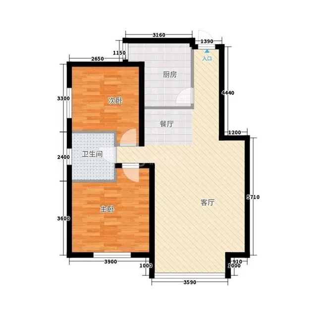 紧邻地铁口,小房型,仅售58 - 图片 8