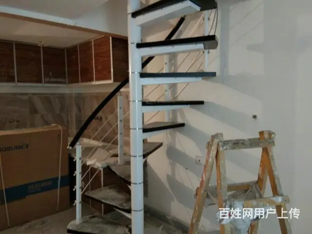 成都钢木楼梯实木楼梯栏杆扶手定制 - 图片 10