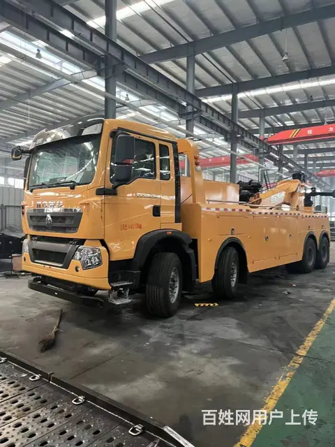 国六重汽豪沃前四后八一拖一清障车 - 图片 8