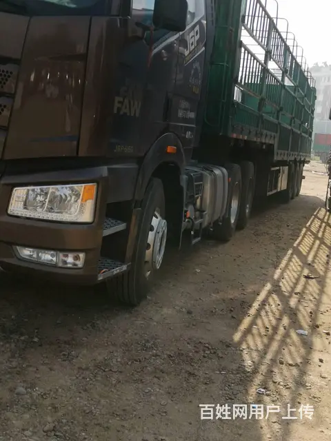 9个月解放J6P 半挂车 仓栅式 国5 - 图片 3