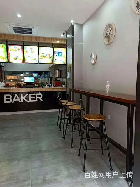 奶茶店桌椅，餐厅卡座，吧台桌椅，快餐桌椅厂家 - 图片 4