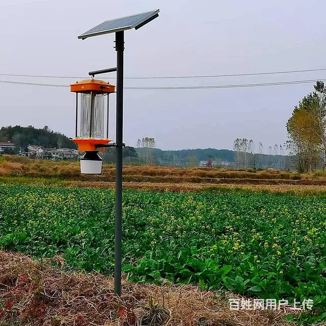 太阳能频振式杀虫灯 电击式杀虫灯 养殖鱼塘农田专用 - 图片 2