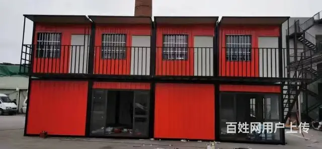 住人集装箱活动房移动房A级防火 - 图片 1