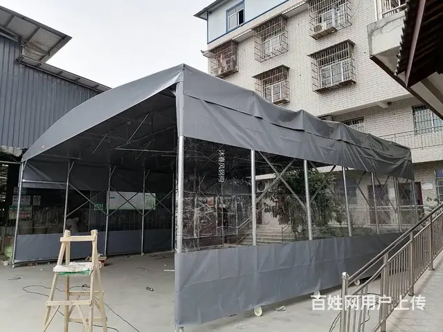 自贡厂家供应工地施工雨棚 桥梁养护篷 钢筋加工棚 - 图片 4