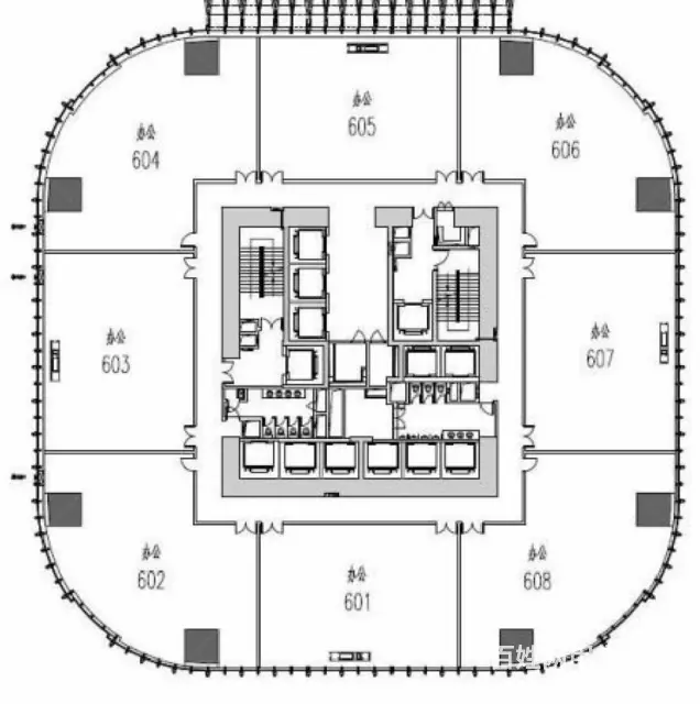 浙江世茂智慧之门高端楼盘1000方2000方精装现房一线江景 - 图片 3