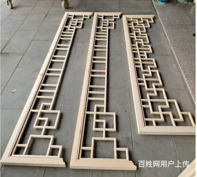 四川成都实木挂落榫卯花格挂落 - 图片 9
