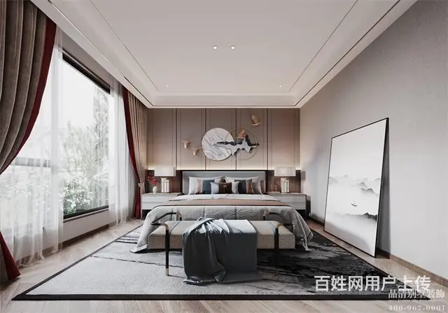 新中式风格800平米常州自建别墅装修案例 - 图片 6