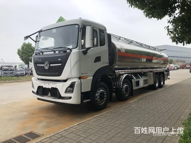 宁波国六东风天龙前四后八30方油罐车挂告公司提车 - 图片 2