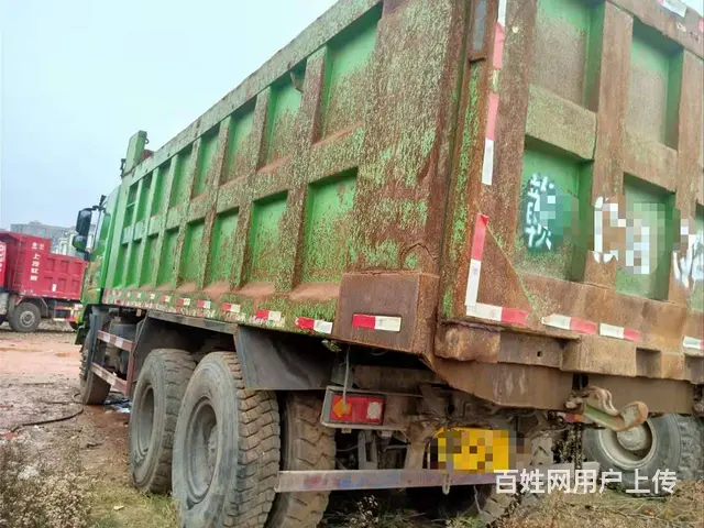 精品二手国五红岩杰狮后八轮自卸390马力6米大箱 - 图片 8