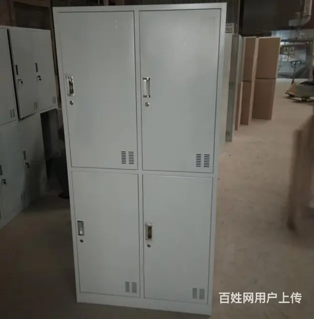 储物柜铁皮柜存包柜鞋柜二门更衣柜换锁带锁 - 图片 5