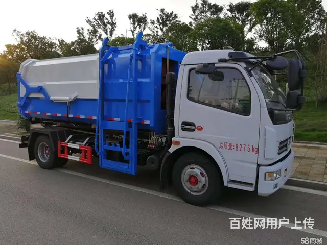 5方8方10方压缩垃圾车 钩臂垃圾车 挂桶垃圾车售 - 图片 3