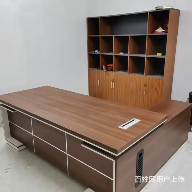 广州二手办公家具出售，老板桌书柜，屏风办公桌会议桌 - 图片 1