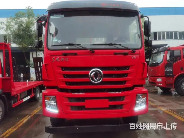东风四桥40吨低凹板拖车 双节液压爬梯 - 图片 8
