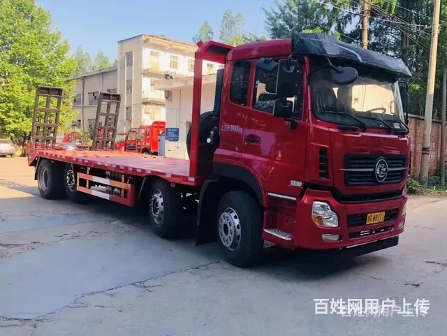 8*2轻量化提升桥挖机拖车 板长7米 - 图片 4