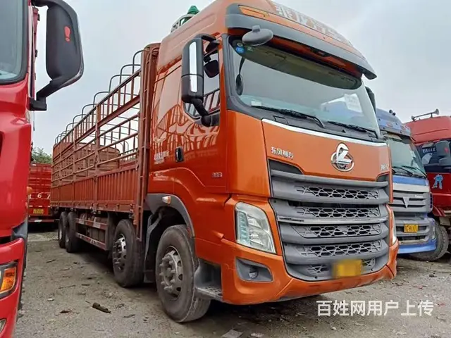 18年东风柳汽乘龙H7 385马力前四后八高栏车 - 图片 1