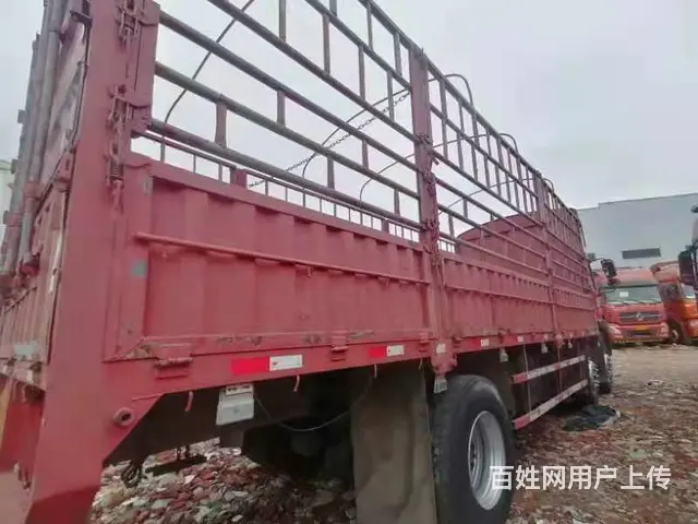 国四载货车江淮前四后四高栏9米6车厢270马力 - 图片 4