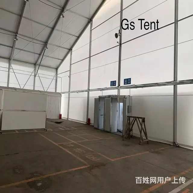 工业仓储大棚 临时生产车间篷房 铝合金移动厂房搭建 - 图片 4