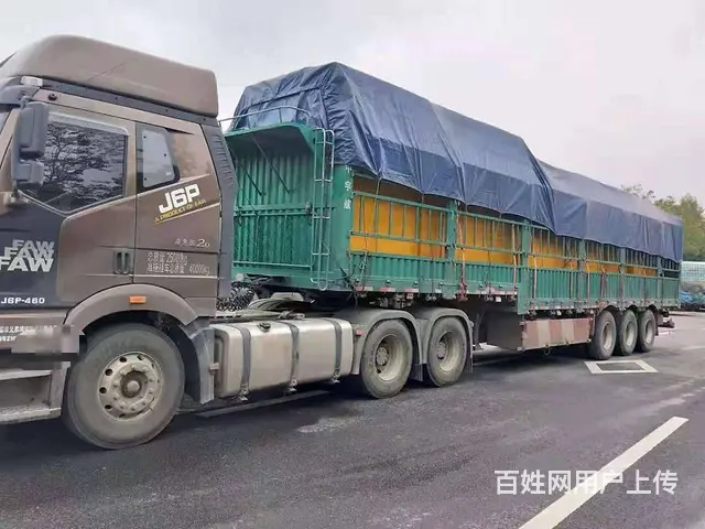 渭南解放牵引车 460马力 二手13米花栏半挂车 - 图片 6