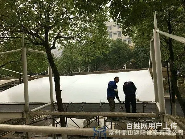 溧阳膜结构公司生产膜结构建筑膜结构雨棚 景观膜结构 - 图片 6