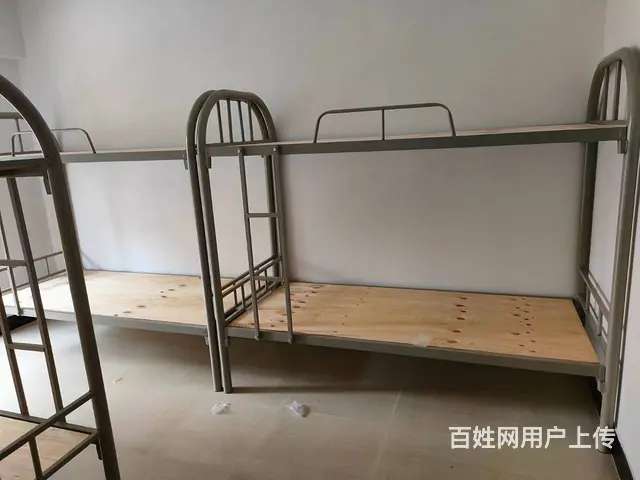 上下铺铁床工地员工宿舍床双层铁架床全新厦门送货 - 图片 5