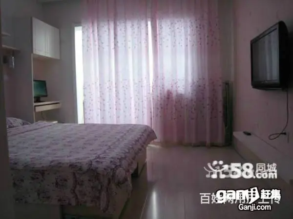 高考一中附近只需一百大床能睡三人wifi电脑日租房 - 图片 1