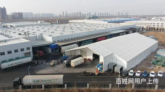 工业仓储篷房，铝合金移动厂房，物流园临时仓储大棚 - 图片 2