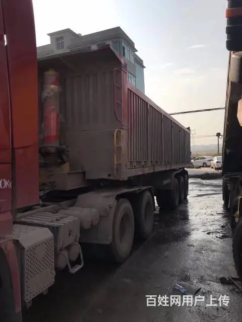 陕汽德龙x3000 半挂车 自卸式 国5 - 图片 1