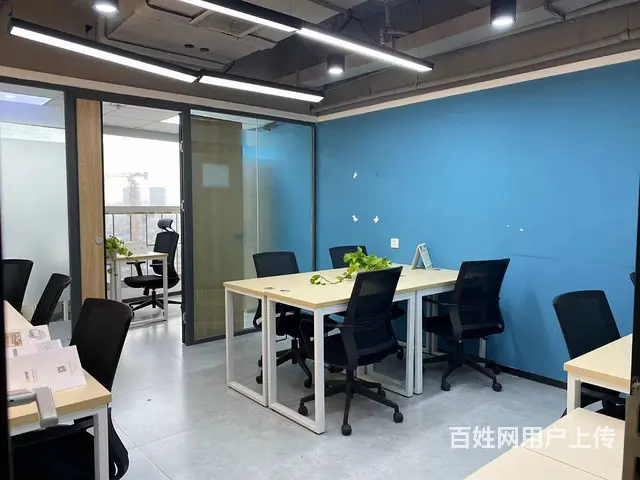 放假送免租！8工位独立办公室，季度起租，包水电物业空调网家私 - 图片 4