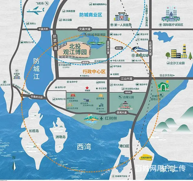 防城港观江博园78两房，首付8万起。刚需 - 图片 5