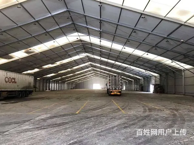 物流仓储篷房 移动工业厂房 临时仓库大棚 安全稳固 - 图片 1