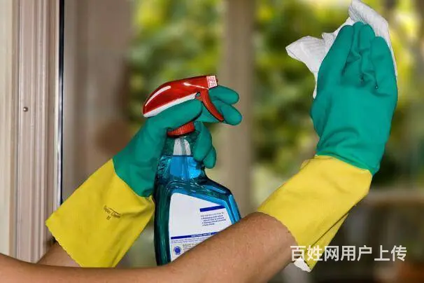 钟楼区清潭白云勤业家政保洁打扫卫生钟点工擦玻璃 - 图片 1