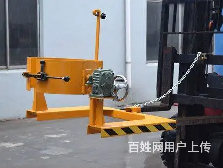 叉车鹰嘴夹具油桶吊具吊夹油桶抱桶器油桶倒料车搬运车 - 图片 1