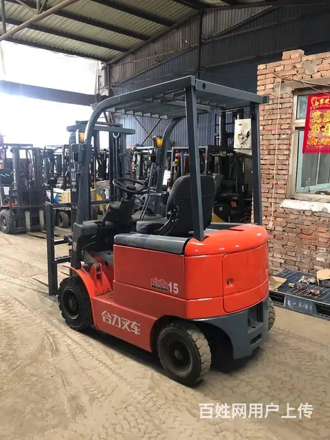 本地急转合力1吨电动叉车 仓储二手叉车包邮到家 - 图片 1