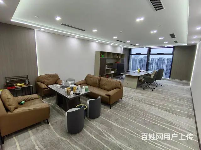 星城中心，地铁口，大小都有，得房率高，拎包办公，精装修带家具 - 图片 10