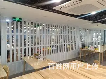 苏州伸缩PVC折叠门，推拉折叠门，滑动PVC拉门 - 图片 1