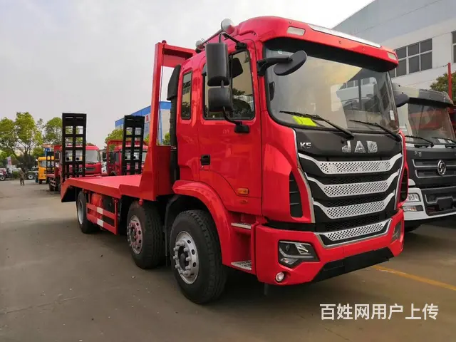 大型挖机钻机拖板车 三轴江淮平板车 二手三轴平板车 - 图片 1