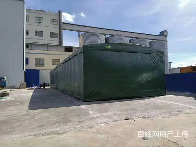 长沙移动推拉棚活动帐篷大型工地棚物流棚停车棚夜宵棚 - 图片 12