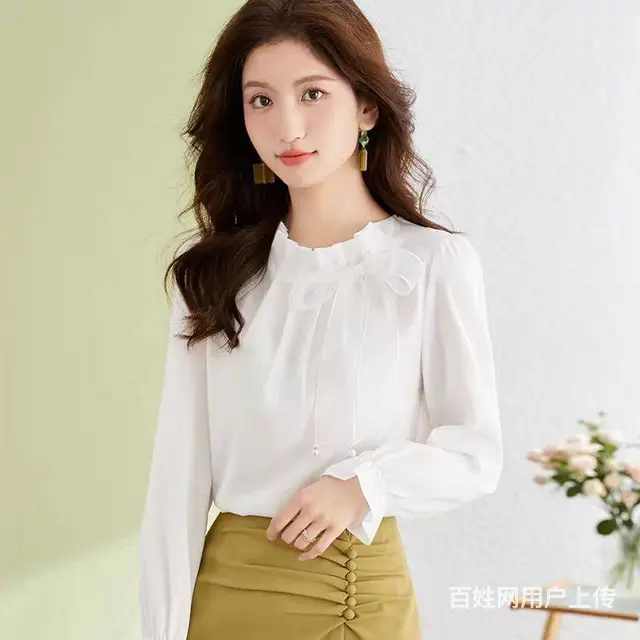 武汉品牌女装梵玲组合春秋季汉派小衫折扣服装货源 - 图片 4