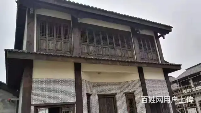 四川成都花格木窗中式实木门实木雕花门窗 - 图片 9