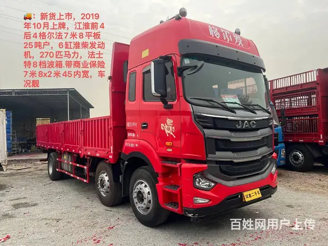 解放格尔法 前4后4 平板车 国5 - 图片 1