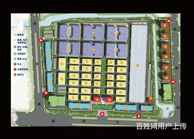 织里镇高新区全新园区出租，一楼到五楼，单层800-6700平 - 图片 1