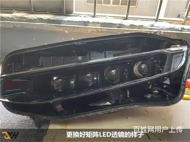 吉利星瑞汽车大灯升级矩阵LED双光透镜 - 图片 8